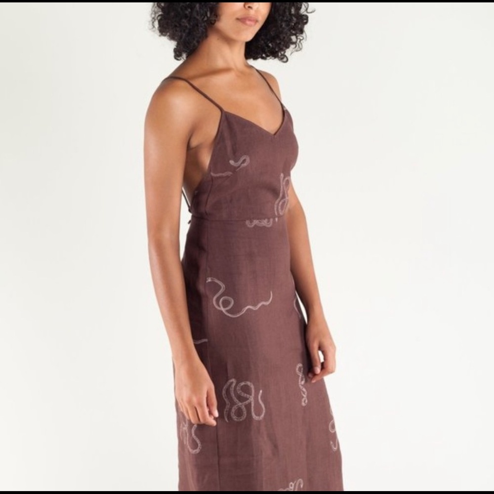 Paloma Wool Mamba Snake Dress - Sz 38